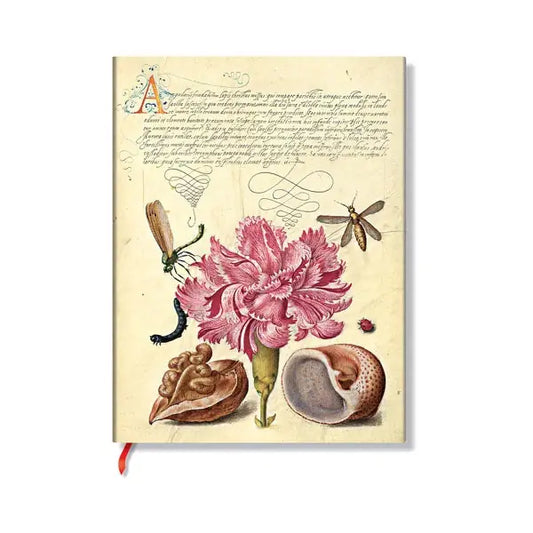PAPERBLANKS Notizbuch Rosa Nelke Ultra FB9726-6 blanko 176 Seiten