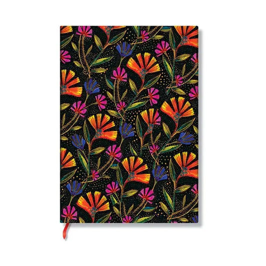 PAPERBLANKS Notizbuch Wildblumen Midi FB9741-9 dotted 176 Seiten