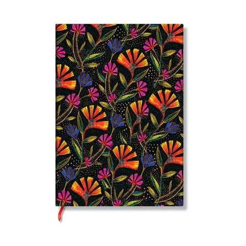 PAPERBLANKS Notizbuch Wildblumen Midi FB9741-9 dotted 176 Seiten