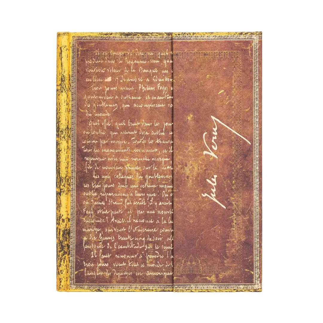 PAPERBLANKS Notizbuch Ultra PB6497-8 Verne Reise Erde, lin.