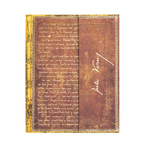 PAPERBLANKS Notizbuch Ultra PB6497-8 Verne Reise Erde, lin.