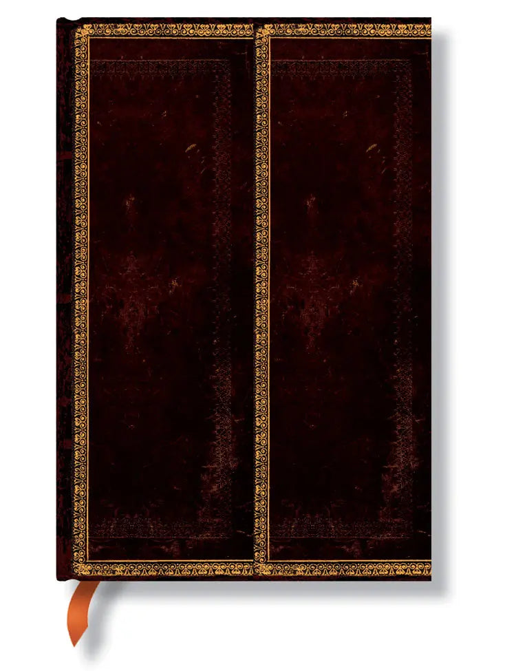 PAPERBLANKS Schwarzes Marokkoleder Mini PB840-9 lin. 100x140mm, 176 S.