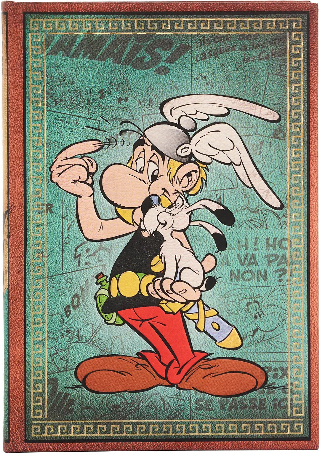 PAPERBLANKS Notizbuch Asterix Midi PB9700-6 blanco, blau 144 Seiten