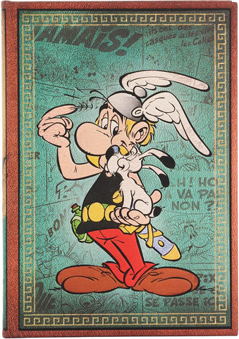 PAPERBLANKS Notizbuch Asterix Midi PB9700-6 blanco, blau 144 Seiten