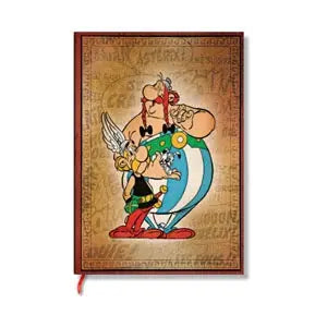 PAPERBLANKS Notizbuch Asterix & Ob. Midi PB9705-1 blanco, orange 144 Seiten