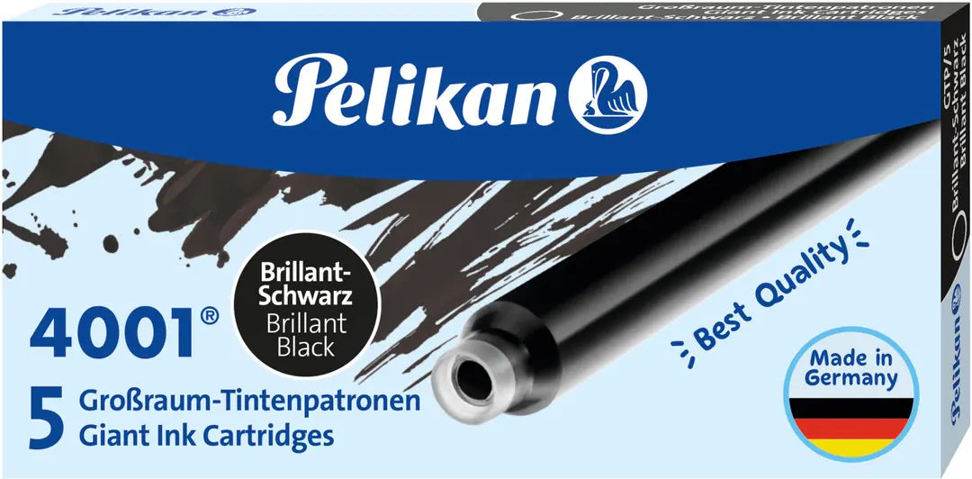 PELIKAN Tinte 4001 GTP/5 310615 brillantschwarz 5 Stück
