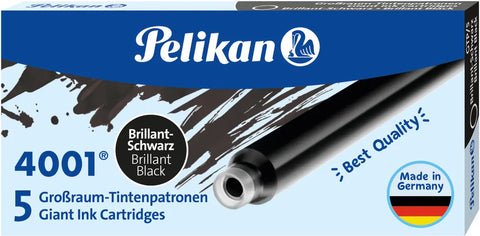 PELIKAN Tinte 4001 GTP/5 310615 brillantschwarz 5 Stück