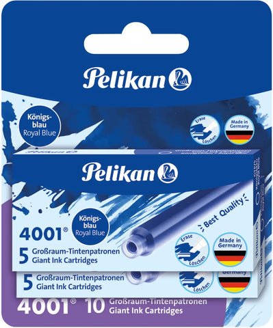 PELIKAN Tintenpatronen GTP/5/2/B 330852 köngisblau, 2x5 Stück