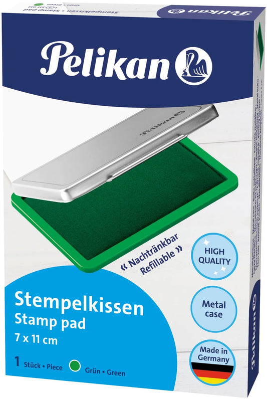 PELIKAN Metall-Stempelkissen grün 331033 Gr.2 11x7cm