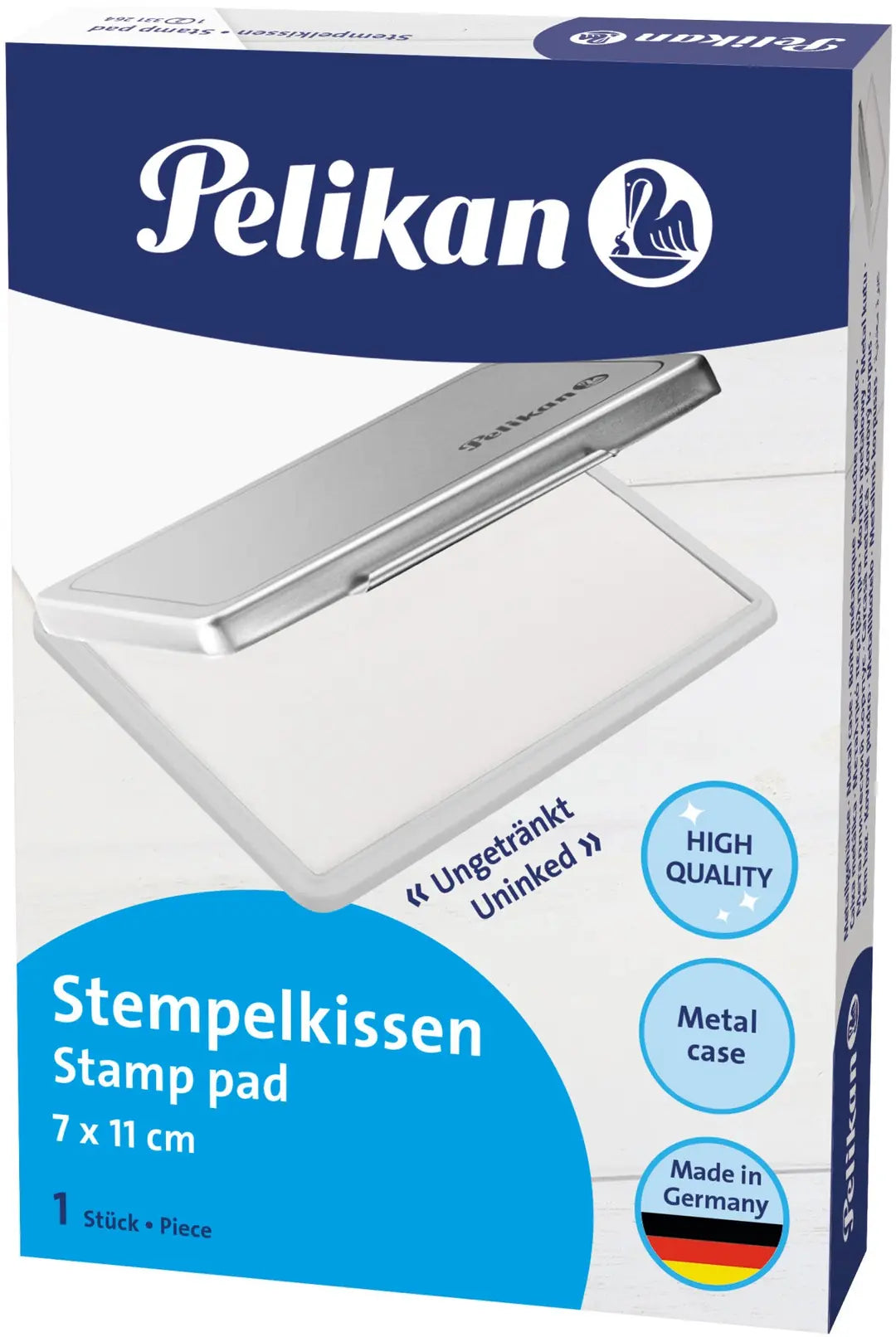 PELIKAN Metall-Stempelkissen 331264 Gr.2, ungetränkt 11x7cm