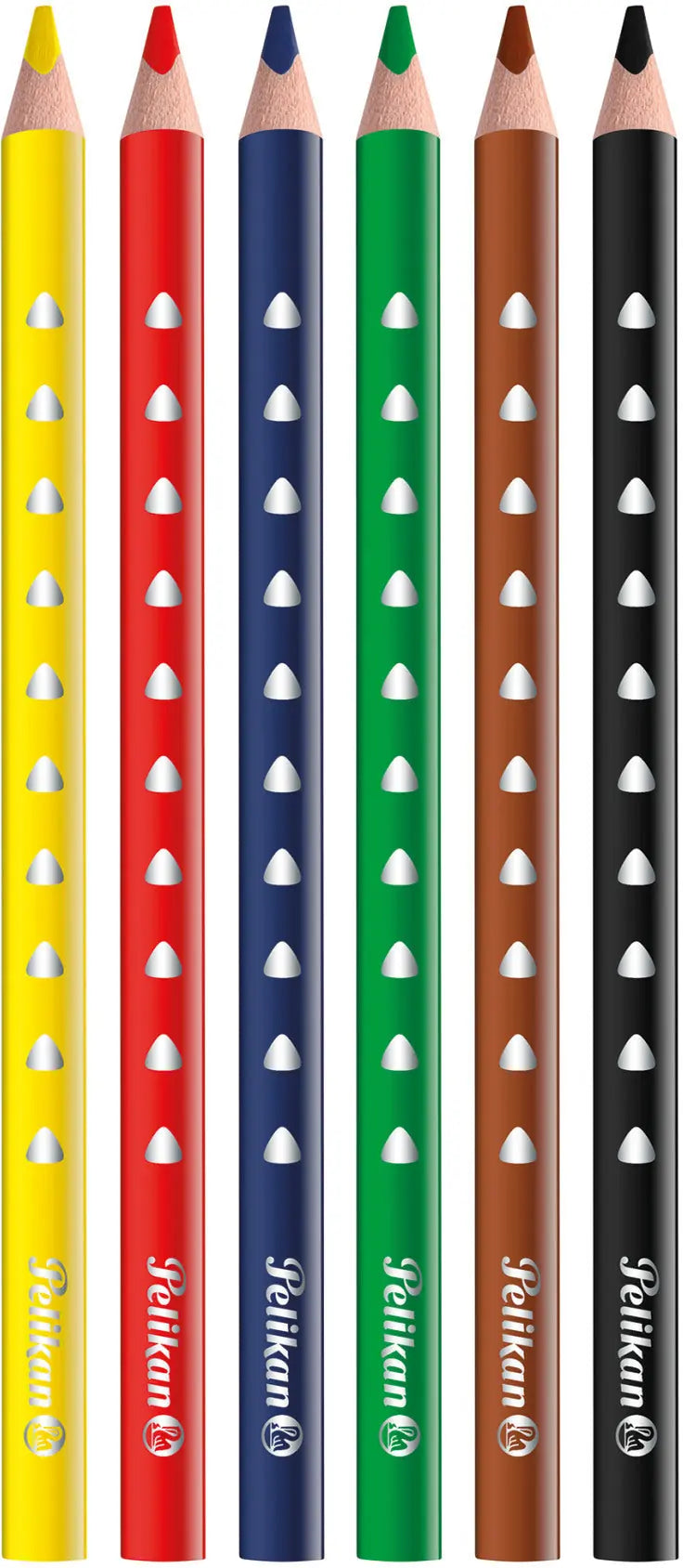 PELIKAN Buntstifte dick Silverino 700610 6 Farben