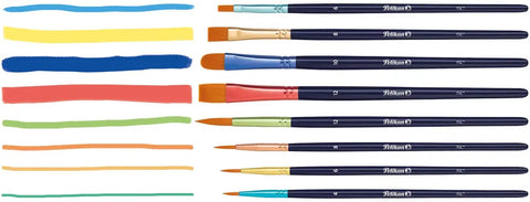 PELIKAN Pinselset Premium 701181 8 Pinsel