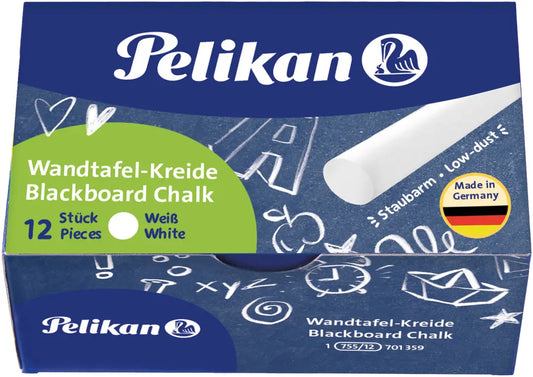 PELIKAN Tafelkreide 755/12 701359 weiss 12 Stück