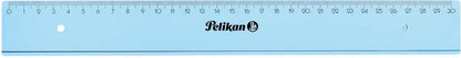 PELIKAN Geometrie-Set 7137430 transparent blau, 4-teilig