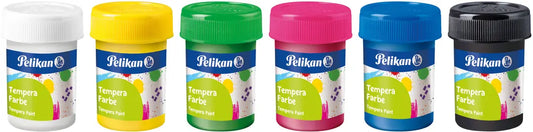 PELIKAN Temperafarbe Grundfarben 25ml 804882 6 Farben ass.