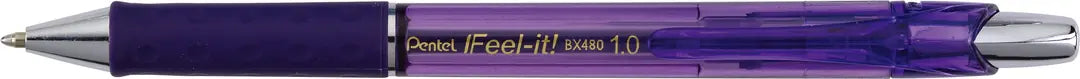 PENTEL Kugelschreiber Feel-it 1mm BX480-V violett