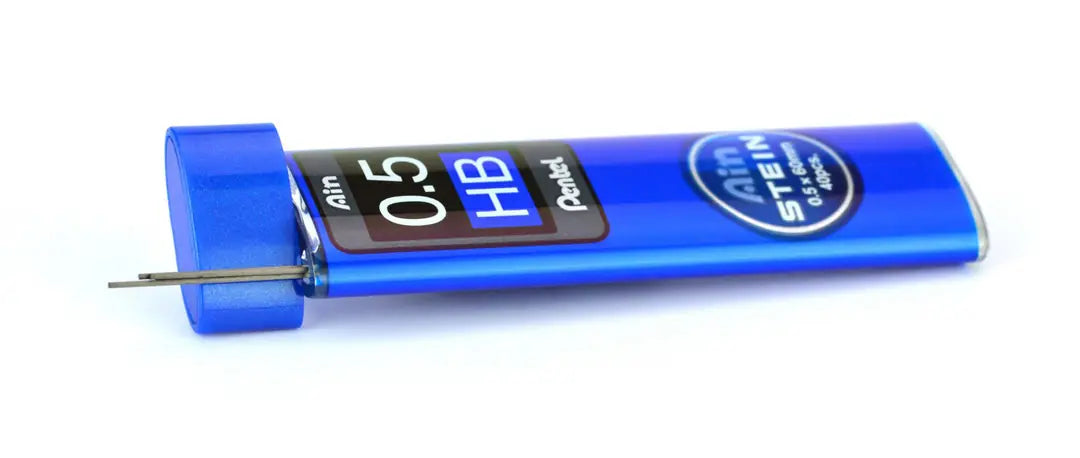PENTEL Bleistiftmine AINSTEIN 0.5mm C275-HBO schwarz/40 Stück HB