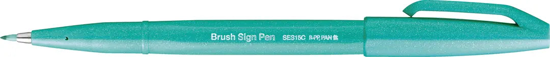 PENTEL Brush Sign Pen SES15C-D4X smaragdgrün