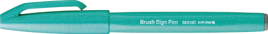 PENTEL Brush Sign Pen SES15C-D4X smaragdgrün