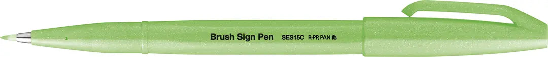 PENTEL Brush Sign Pen SES15C-FKX Fluo hellgrün