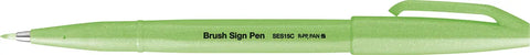 PENTEL Brush Sign Pen SES15C-FKX Fluo hellgrün