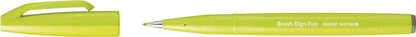 PENTEL Brush Sign Pen SES15C-K2X limonengrün