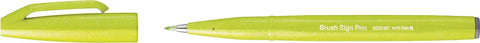 PENTEL Brush Sign Pen SES15C-K2X limonengrün