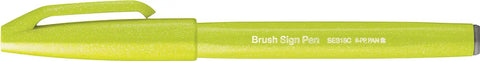 PENTEL Brush Sign Pen SES15C-K2X limonengrün