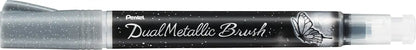 PENTEL Brushpen Dual Metallic XGFH-DZ silber