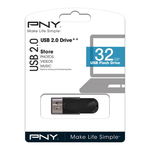 PNY Attaché 4 USB 2.0 32GB FD32GATT4-EF