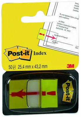POST-IT Index Tabs Symbol 25.4x43.2mm 680-33 Ausrufezeichen/50 Tabs