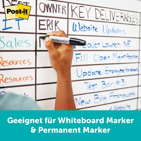 POST-IT Flex Write Surface Folie FWS4X3 weiss 90x120cm