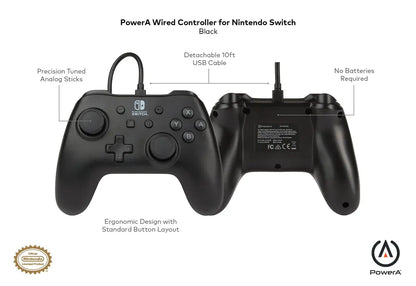 POWER A Wired Controller NSW, Black 1511370-01