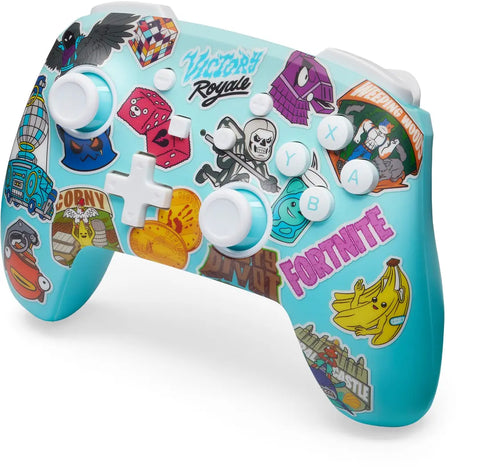 POWER A Enhanced Wireless Ctrl. NSGP0290-01? NSW, Sticker Mania-Fortnite