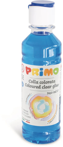 PRIMO Wasserklebstoff 240 ml 004557-501 cyanblau
