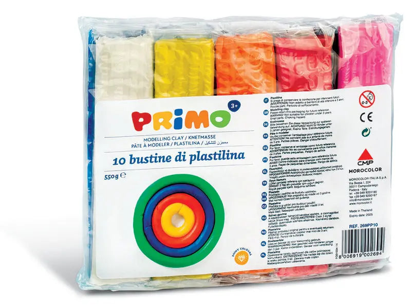 PRIMO Knetmasse Primo 269PP10 10x55g ass.