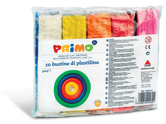 PRIMO Knetmasse Primo 269PP10 10x55g ass.