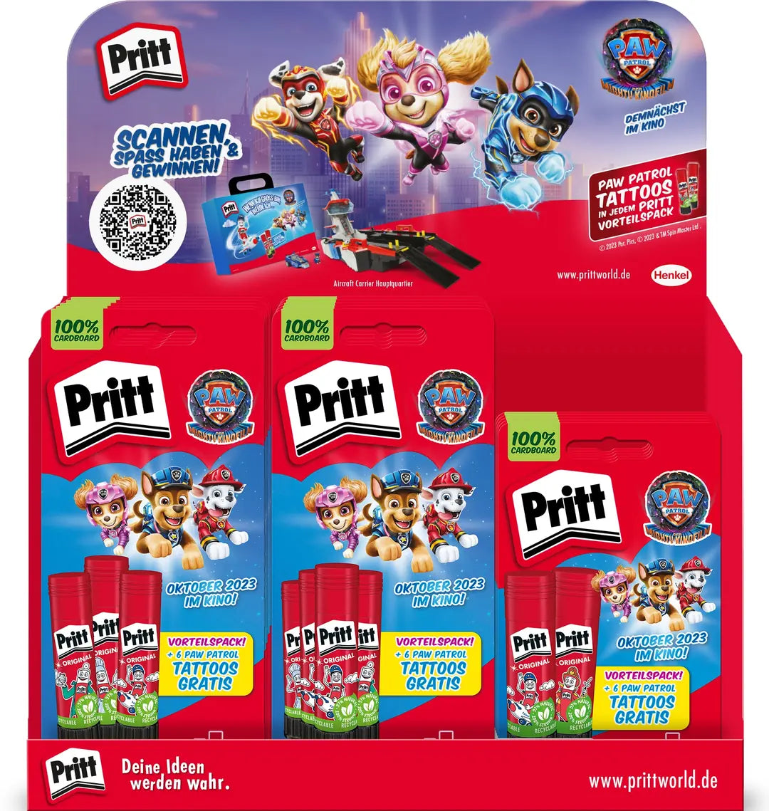 PRITT Klebestift Display 900339 Paw Patrol Edition