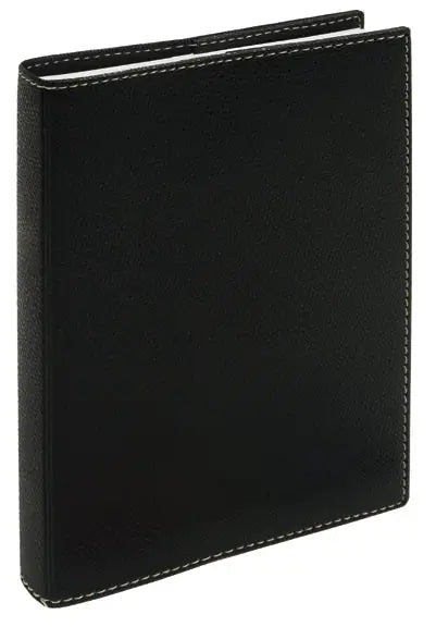 QUO-VADIS Agenda Club Geschäft 2025 004281Q 1W/2S schwarz DE 10x15cm