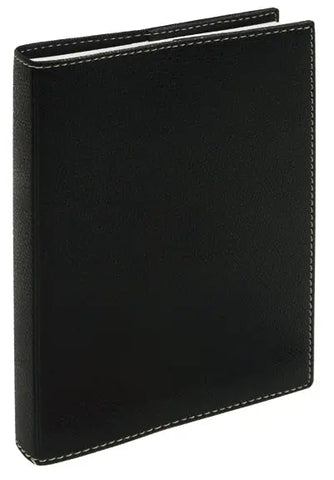 QUO-VADIS Agenda Club Geschäft 2025 004281Q 1W/2S schwarz DE 10x15cm
