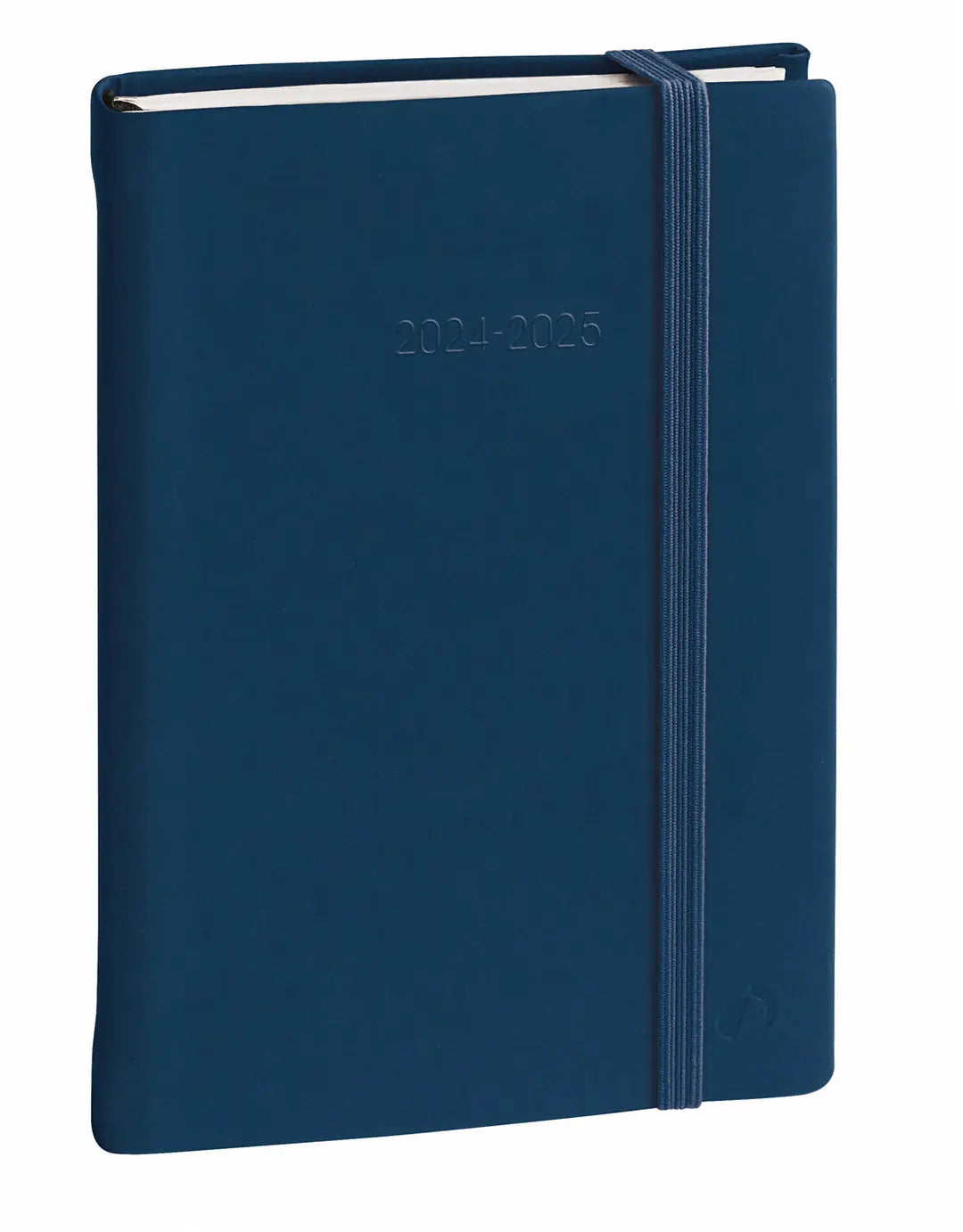 QUO-VADIS Eurotextagenda Silk 25/26 1281593Q 1T/1S 12M blau ML 12x17cm