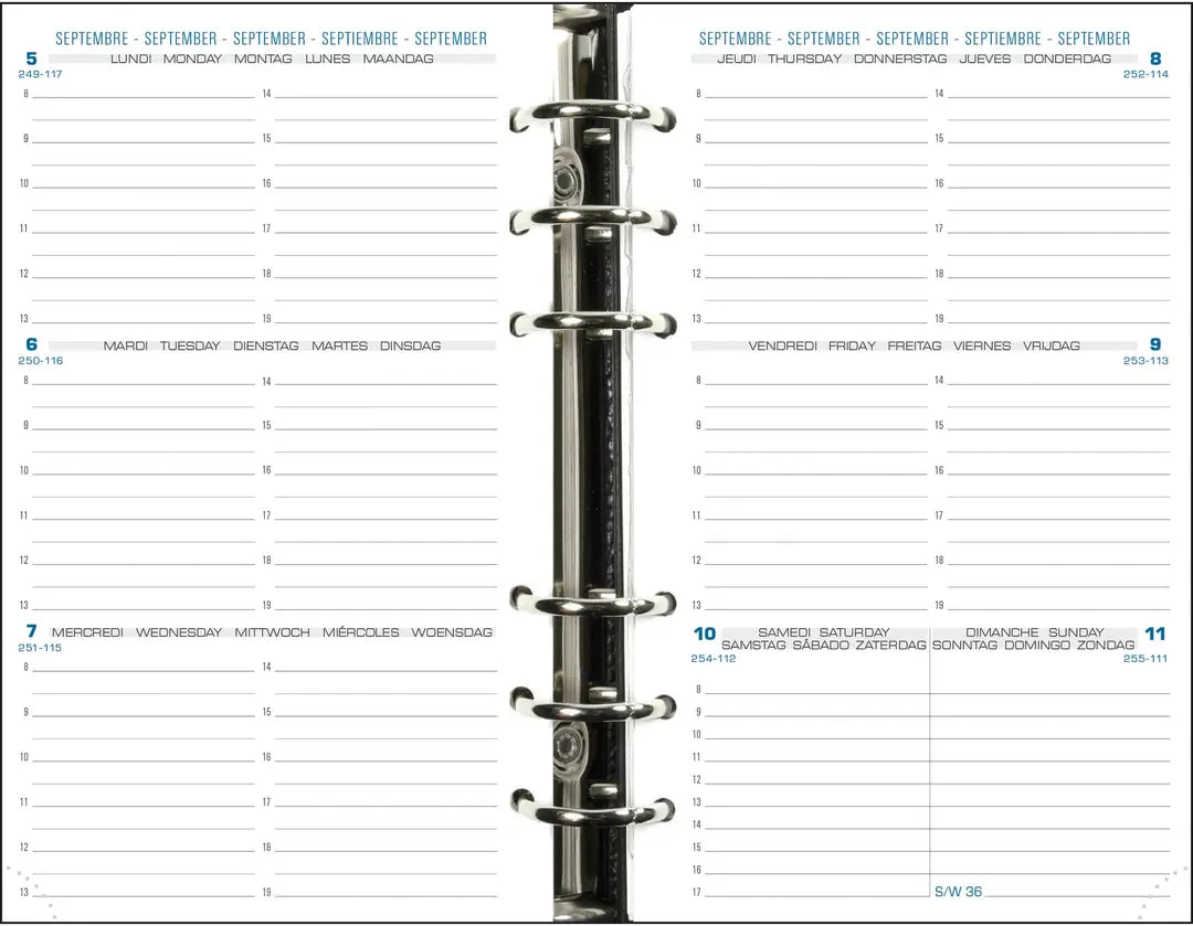 QUO-VADIS Exatime 17 Inhalt 25/26 18240E 1W/2S 16M ML 9x17cm