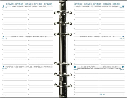 QUO-VADIS Exatime 17 Inhalt 25/26 18240E 1W/2S 16M ML 9x17cm