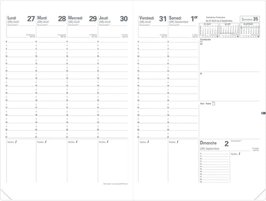 QUO-VADIS Planning recharg 24/25 282004Q 16M, fr 18x24cm