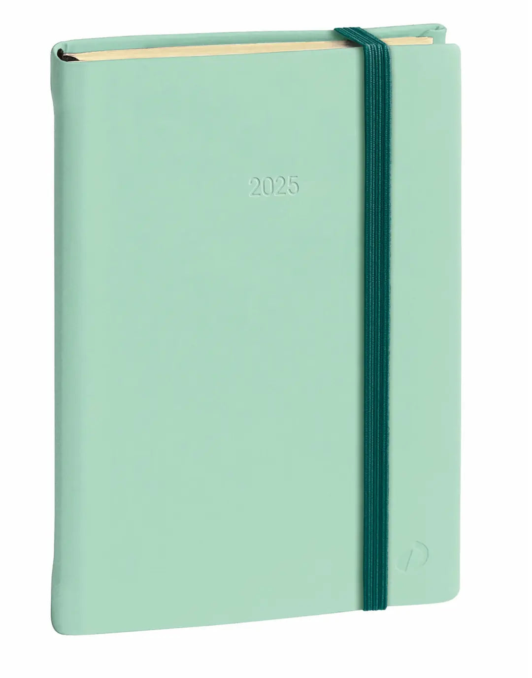 QUO-VADIS Agenda Silk Pres.Prest. 2025 287406Q 1W/2S grün ML 21x27cm
