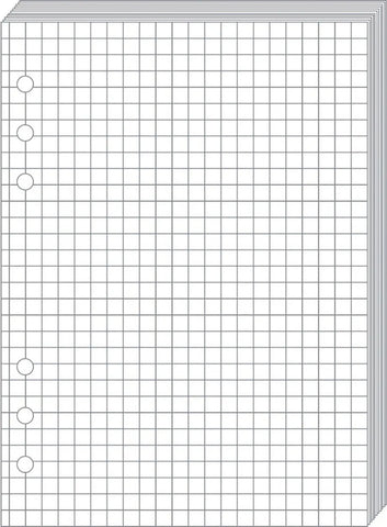 QUO-VADIS Timer21 Planing Notizen 722001Q kariert 15x21cm