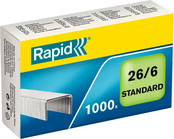RAPID Heftklammern 26/6 mm 24861300 verzinkt 1000 Stück