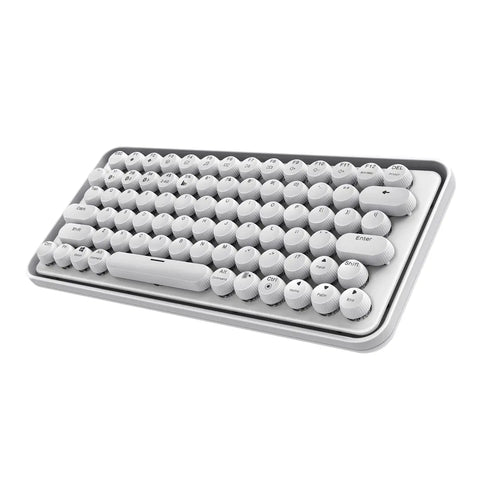 RAPOO Ralemo Pre 5 mech. Keyboard 11567 wireless, White-Silver