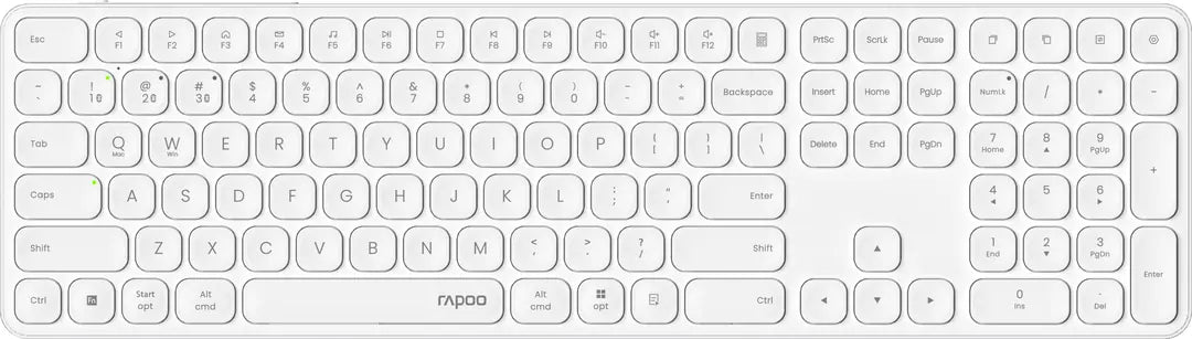 RAPOO E9810 ultraslim Keyboard 12645 Wireless, White