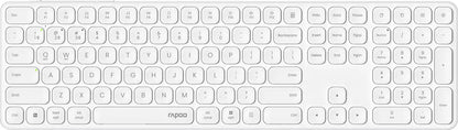 RAPOO E9810 ultraslim Keyboard 12645 Wireless, White